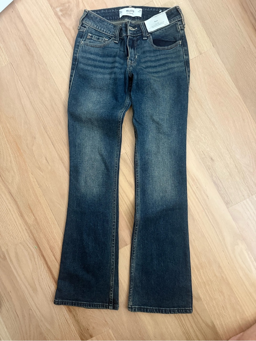 Hollister Dark Wash Wide-Leg Jeans